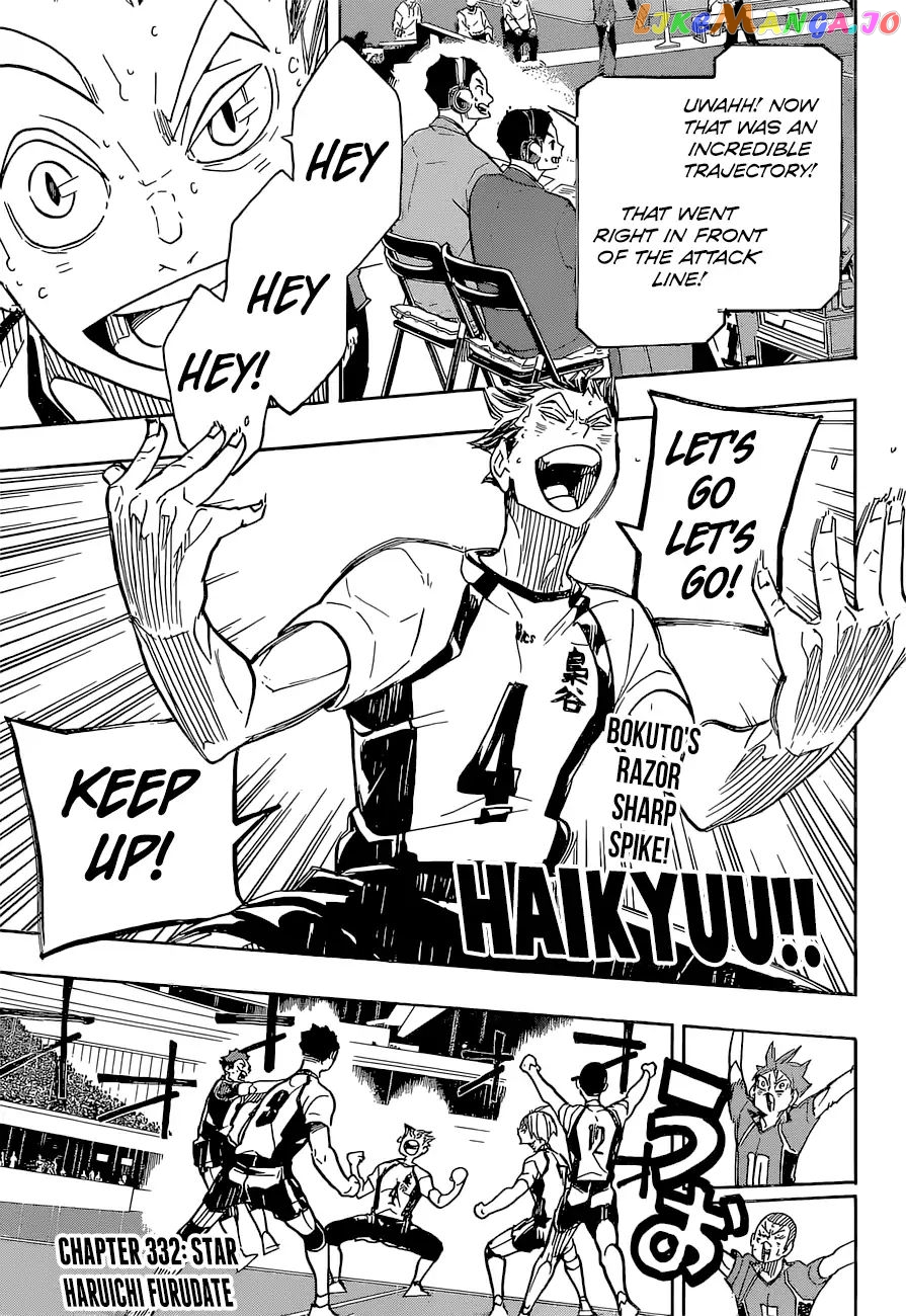 Haikyuu!!, Chapter 332 image 01